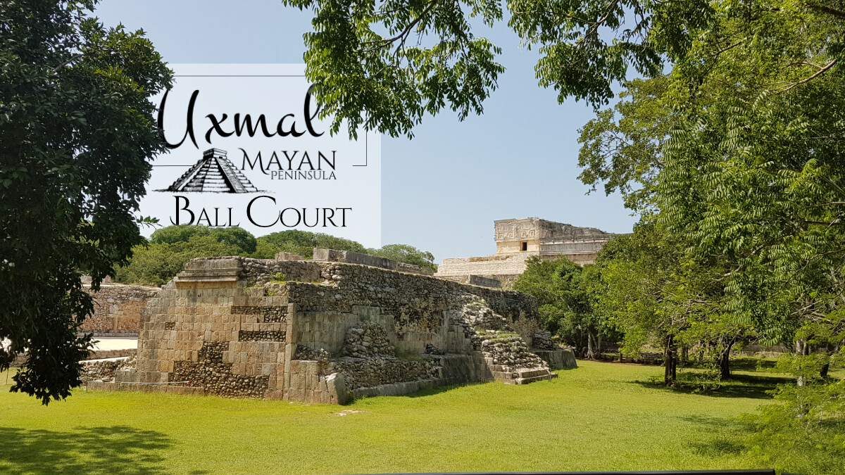 Back side of the Ball Court in Uxmal