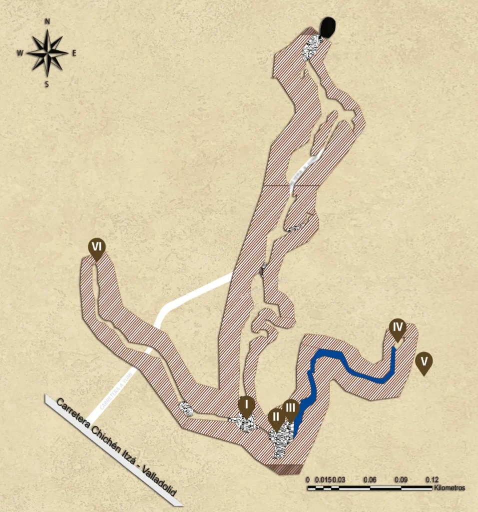 Mapa de sitio Balamcanche