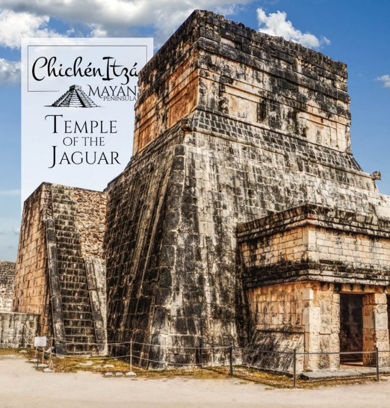 Temple Of The Jaguar In Chichen Itza Mayan Peninsula