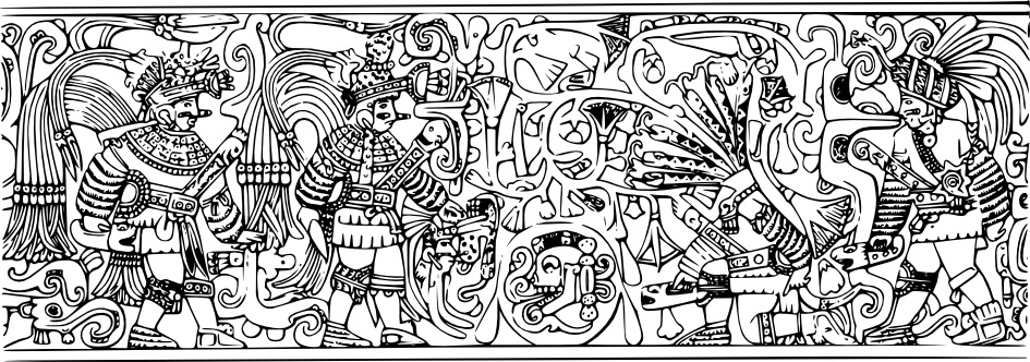 Chichén Itzá's Great Ball Court's side panels