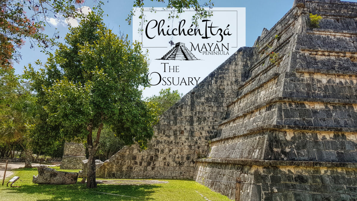 The Ossuary in Chichen Itza from the side