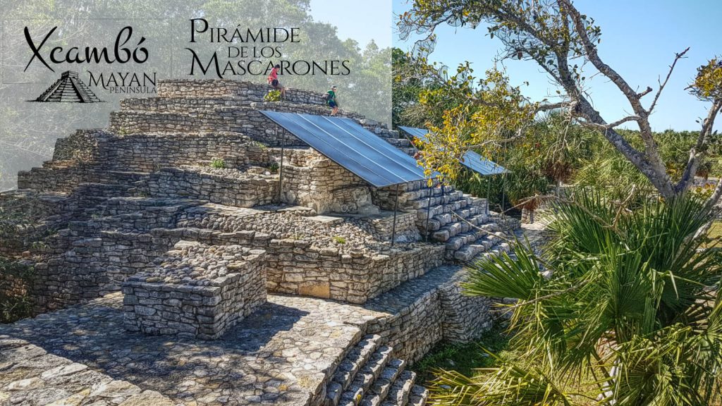 Pirámide de los Mascarones en Xcambó