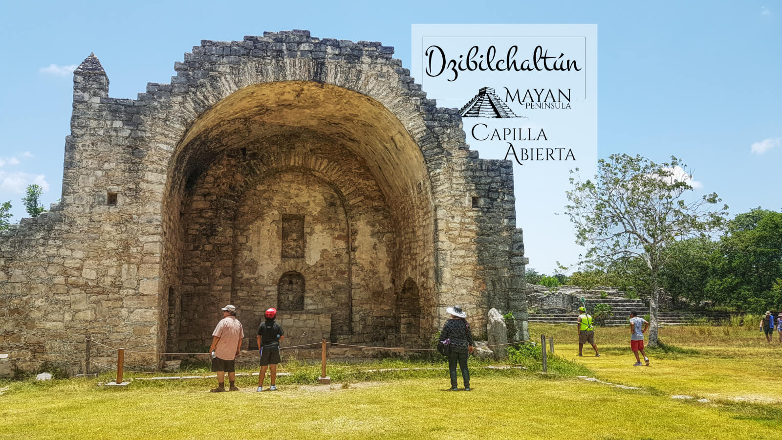 La Capilla Abierta en Dzibilchaltún Mayan Peninsula