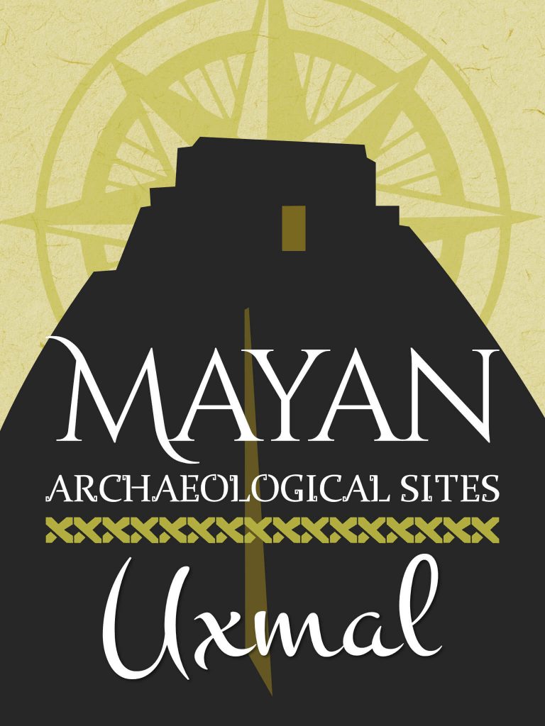 Uxmal travel guide text cover