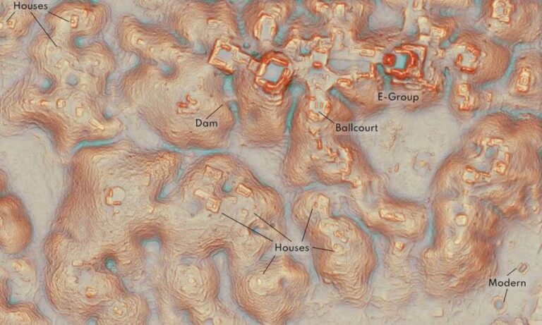 Ciudad Maya Valeriana en LiDar